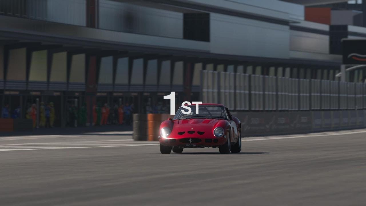 Ferrari 250 gto race at dragon trail (Gran Turismo 7)