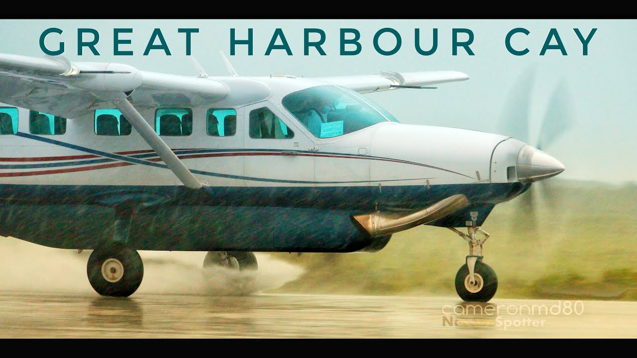 Bad Weather Plane Spotting at Great Harbour Cay Airport | GHC Day 1