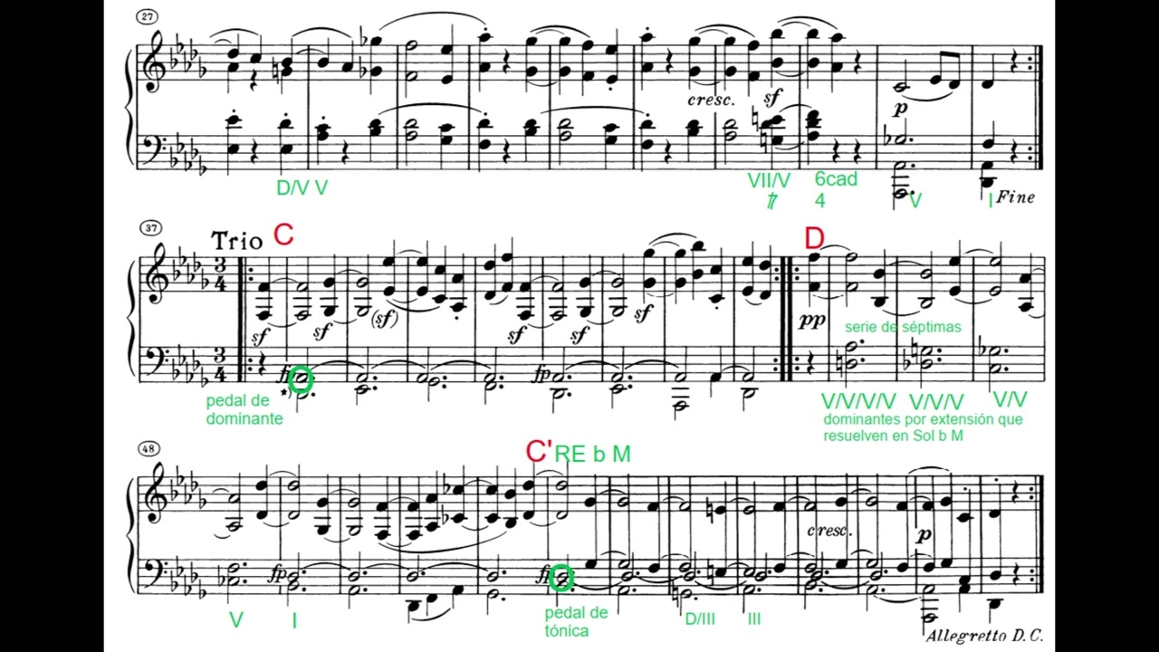 Segundo movimiento Op 27 núm 2 Beethoven.