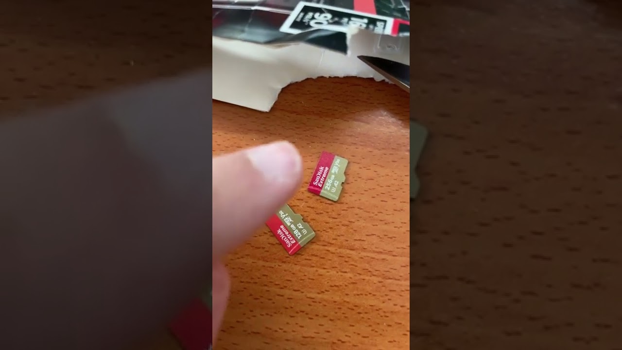 Real vs Fake San disk extreme sd card. #shorts