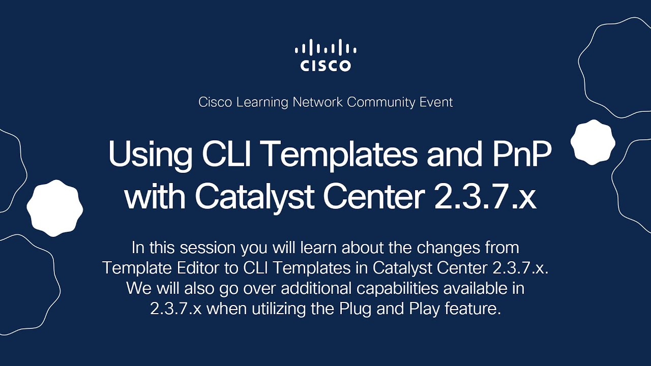 Using CLI Templates and PnP with Catalyst Center 2.3.7.x