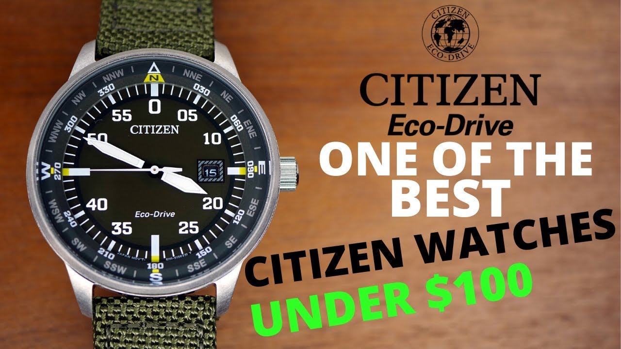 Citizen Eco-Drive Military Watch Under $100 Review (4K)