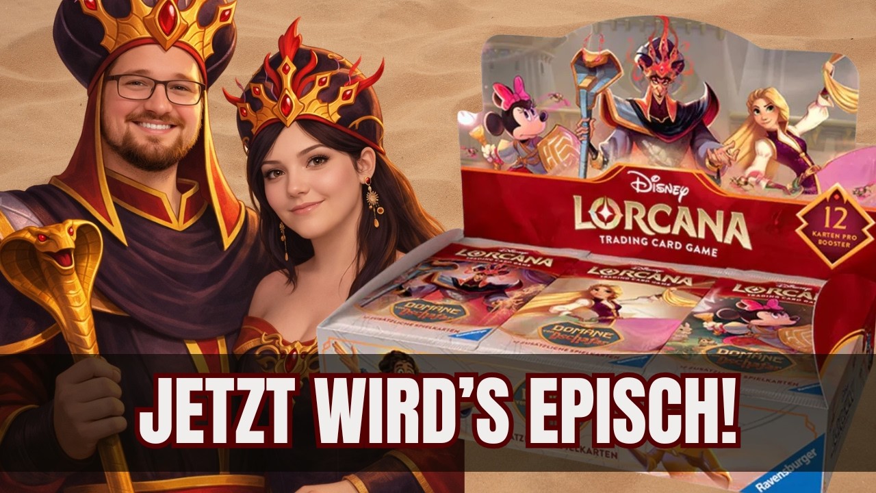 Lorcana Domäne von Dschafar Booster Display öffnen 🔮 | Ziehen wir eine Enchanted?