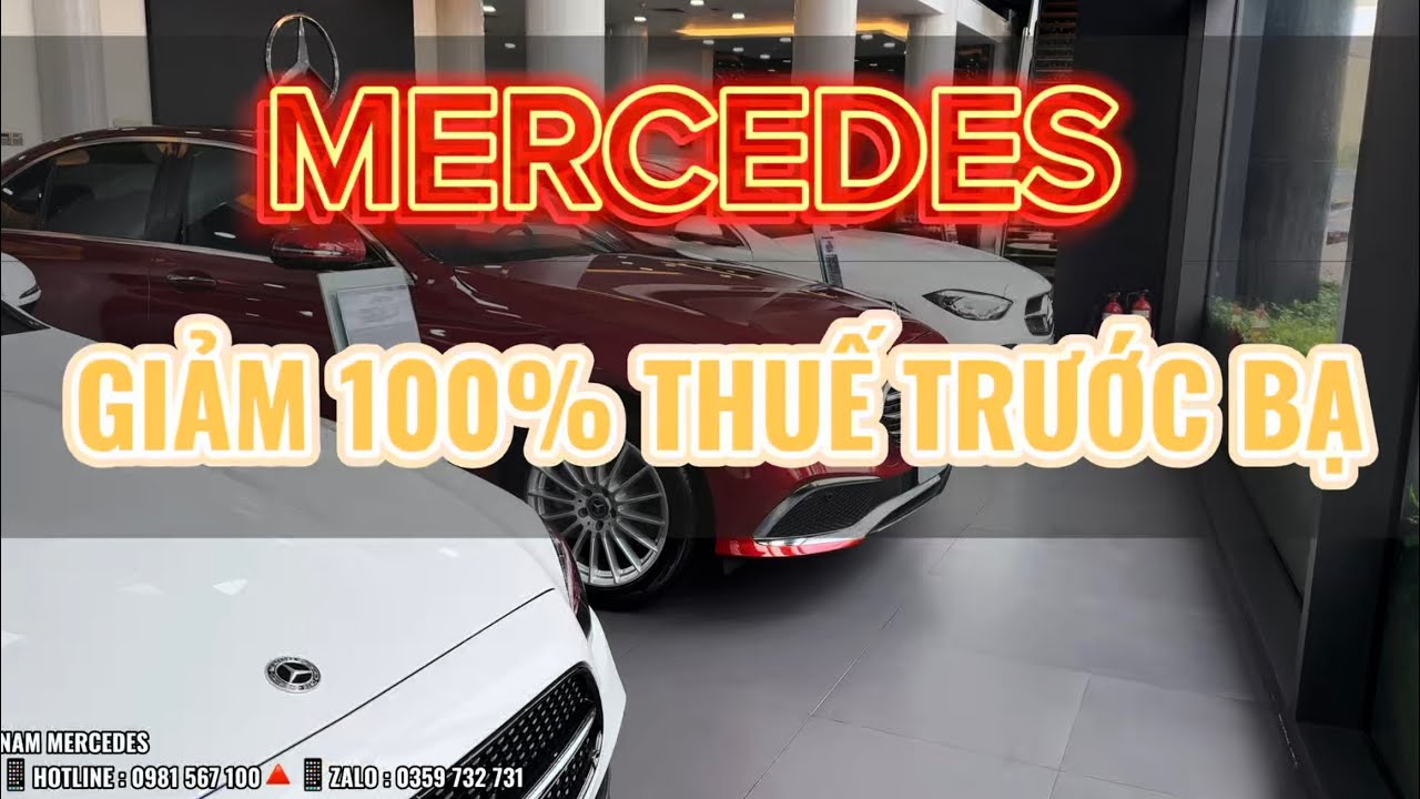 GIÁ XE MERCEDES ĐANG ƯU ĐÃI CỰC KHỦNG