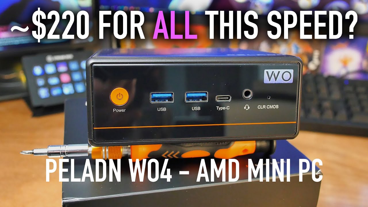 Insane For Only $210 - Peladn WO4 5600H AMD Mini PC Test & Review