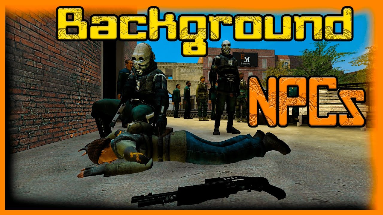 ЛУЧШИЙ АДДОН НА АТМОСФЕРУ! ОБЗОР АДДОНА BACKGROUND NPCs! ОБЗОР АДДОНОВ В GARRY'S MOD #3!