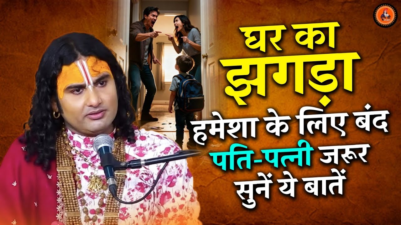 घर का झगड़ा हमेशा के लिए बंद || पति-पत्नी जरूर सुनें ये बातें || Aniruddhacharya Ji Maharaj
