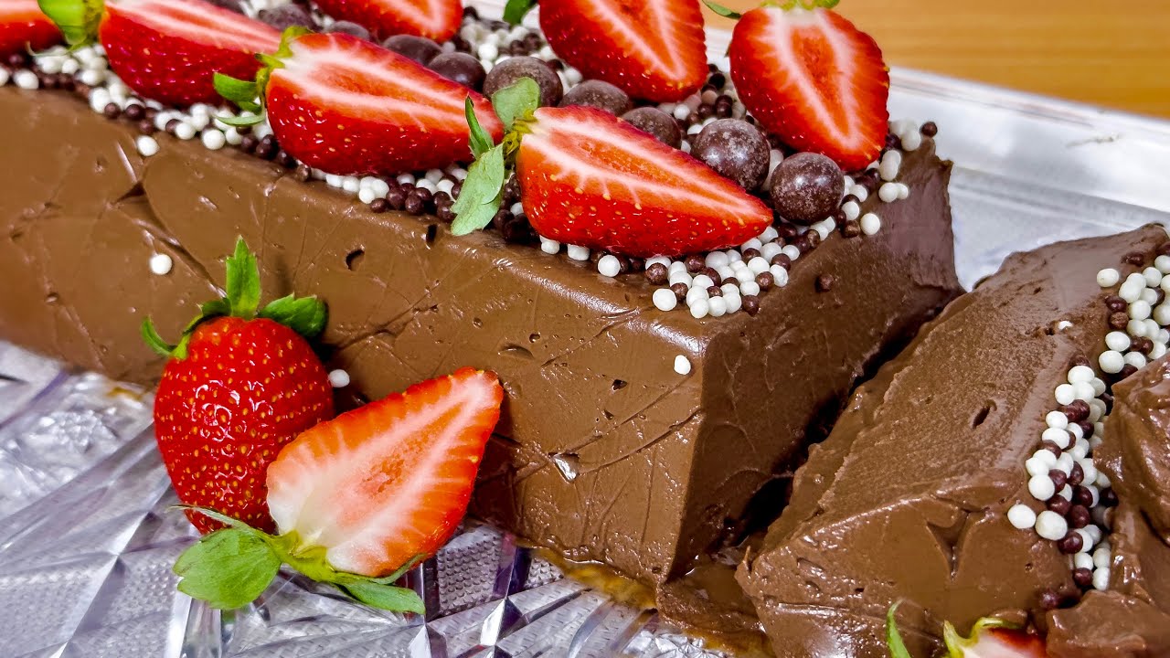 ESSA SOBREMESA CREMOSA DE CHOCOLATE NÃO PODE FALTAR NA PÁSCOA | SEM GELATINA | Gabriel Freitas