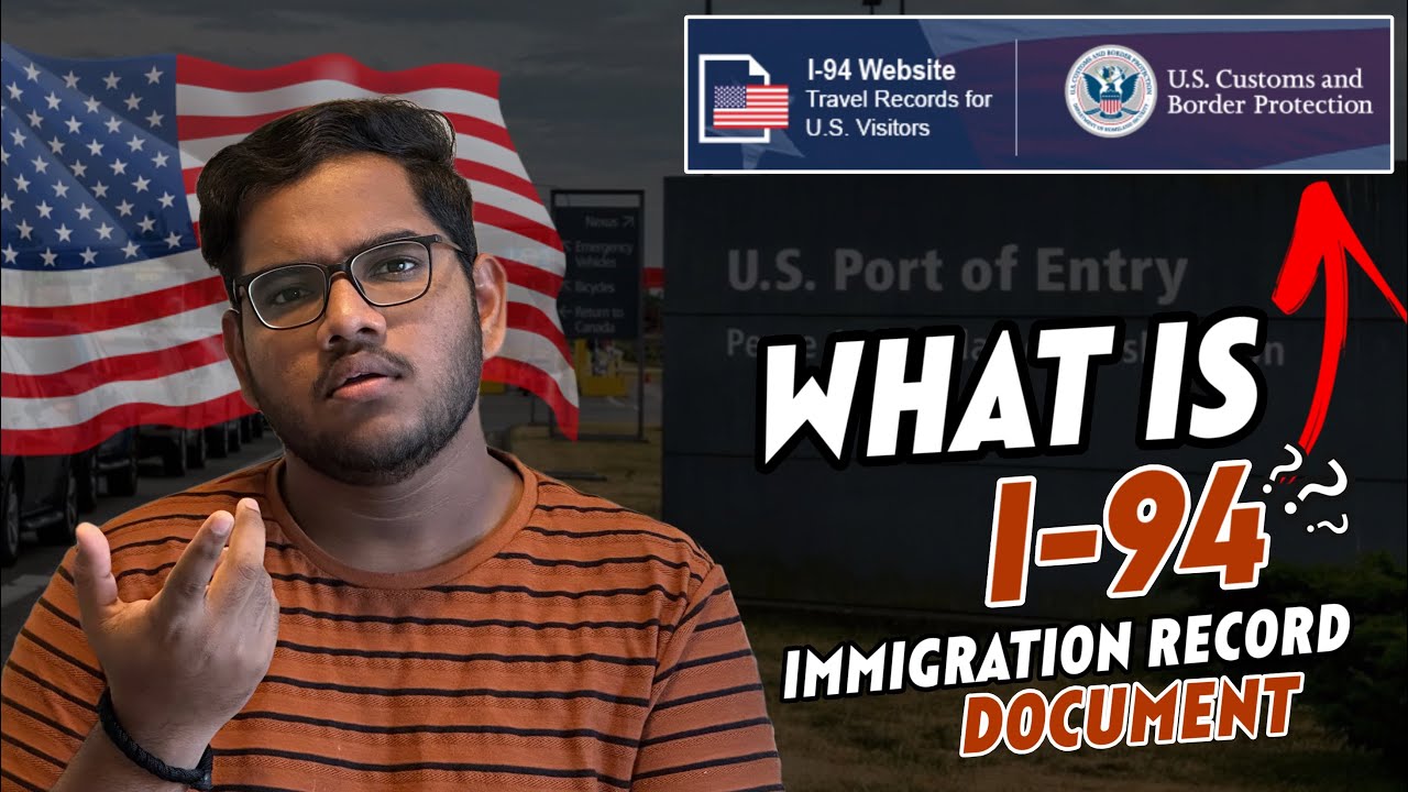 What is I-94 Document? | Immigration Record 🇺🇸