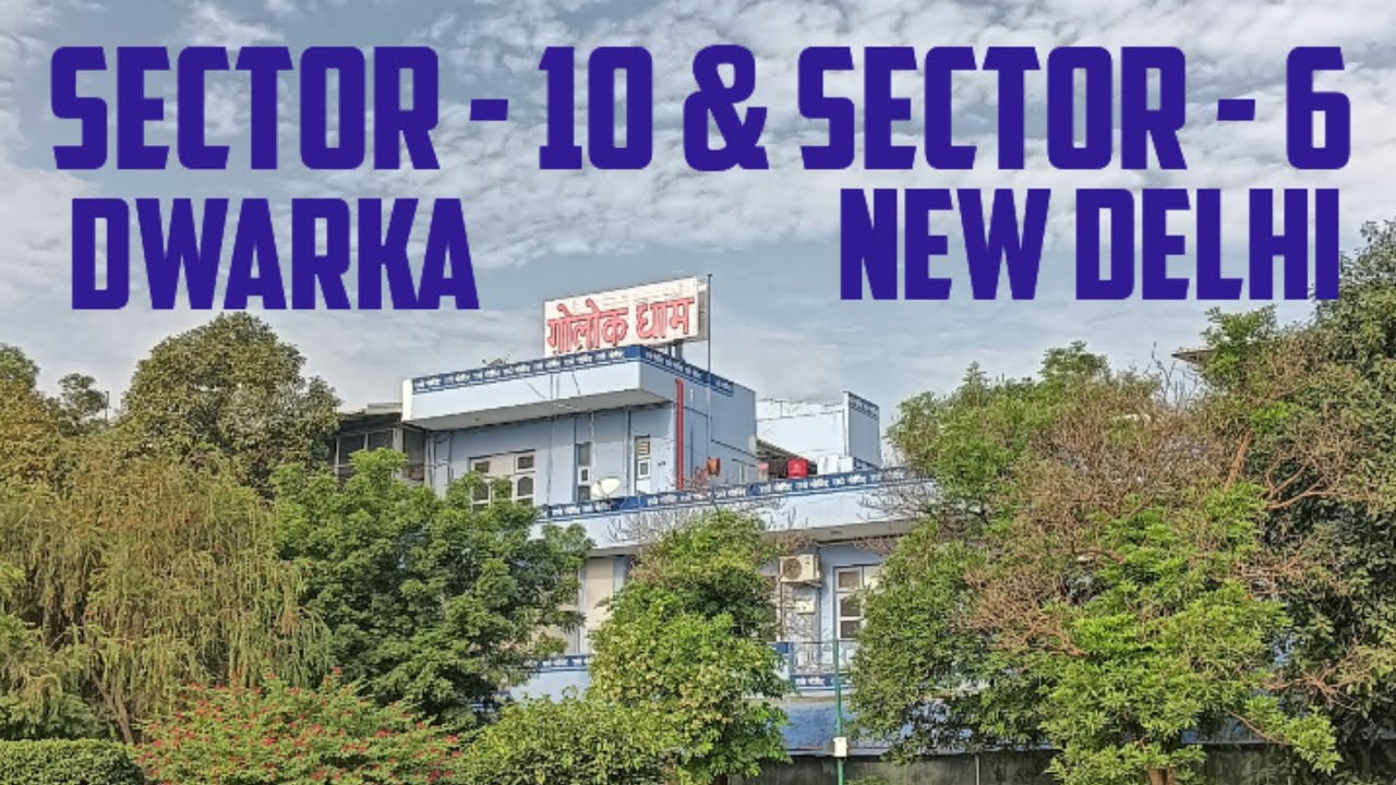 Morning walking tour: Sector 10, Dwarka and Sector 6, Dwarka, New Delhi. Residential apartments.