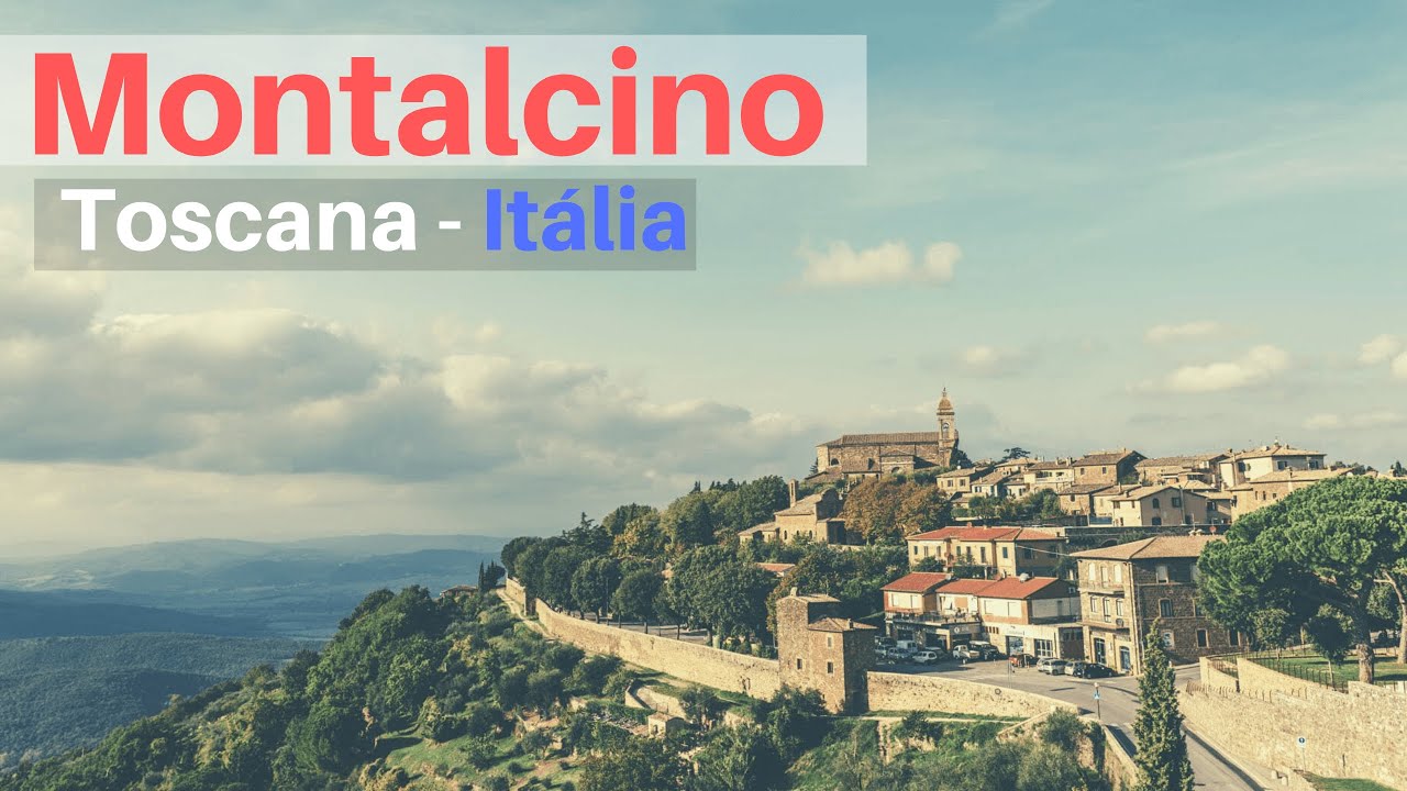 Como é Montalcino na Toscana Itália | Viajo logo Existo