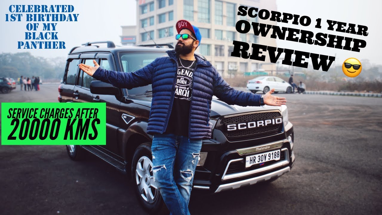 Scorpio ownership review after one year | Black scorpio 2021 | Service charges after 20,000 Kms