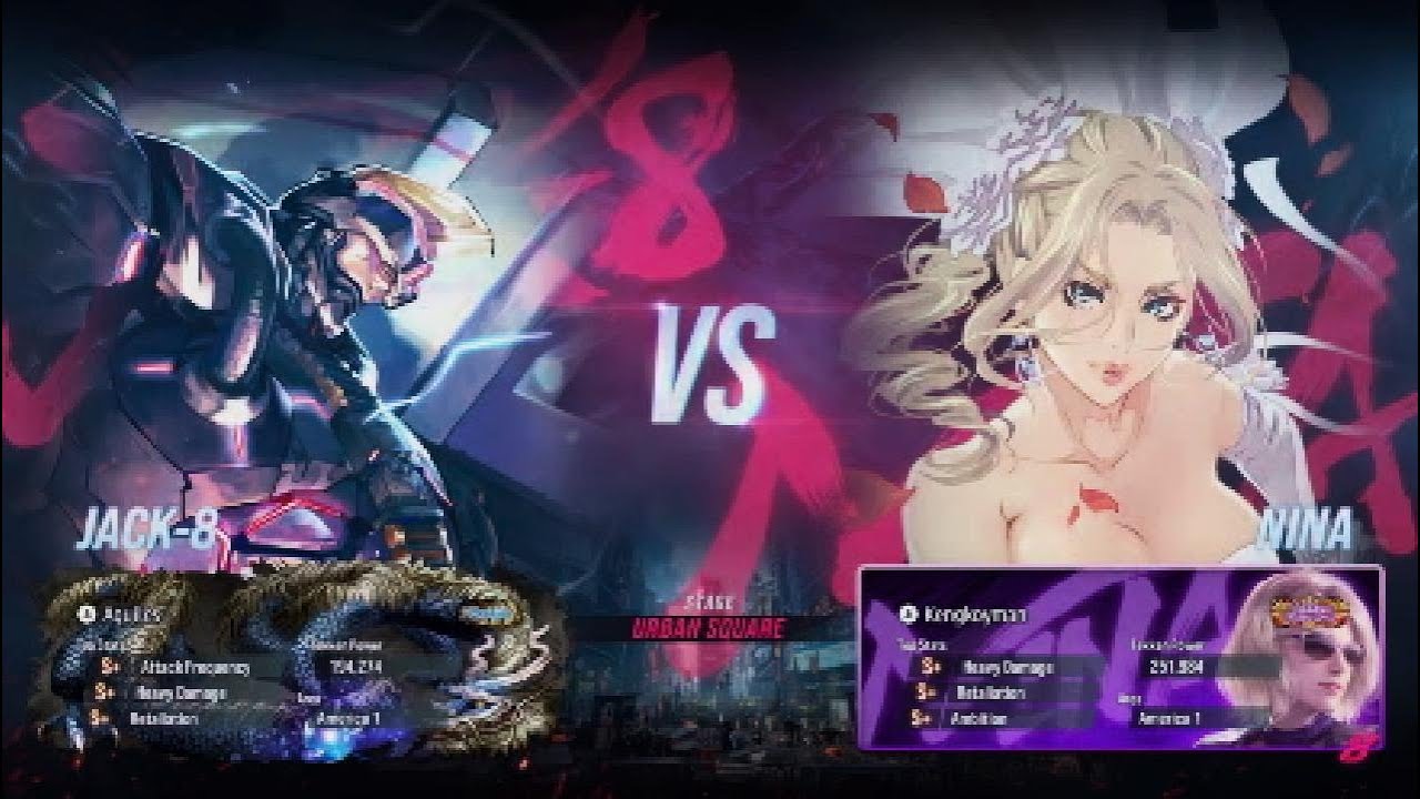 TEKKEN™8 Group Matches  Jack-8 (AGUILEZ) vs. Nina (KENGKOYMAN) part 5 4K!