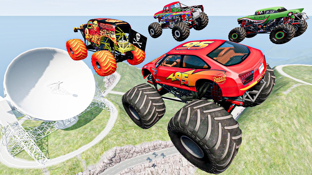 Monster Trucks Doing the IMPOSSIBLE... The Most Satisfying Cars Wrecks of All Time!