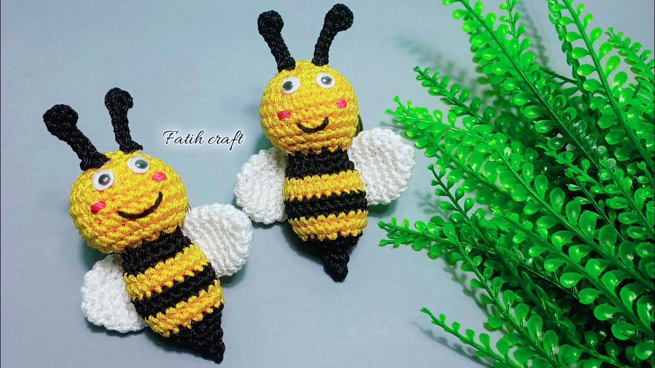 Tutorial Lebah rajut mudah untuk pemula || amigurumi lebah