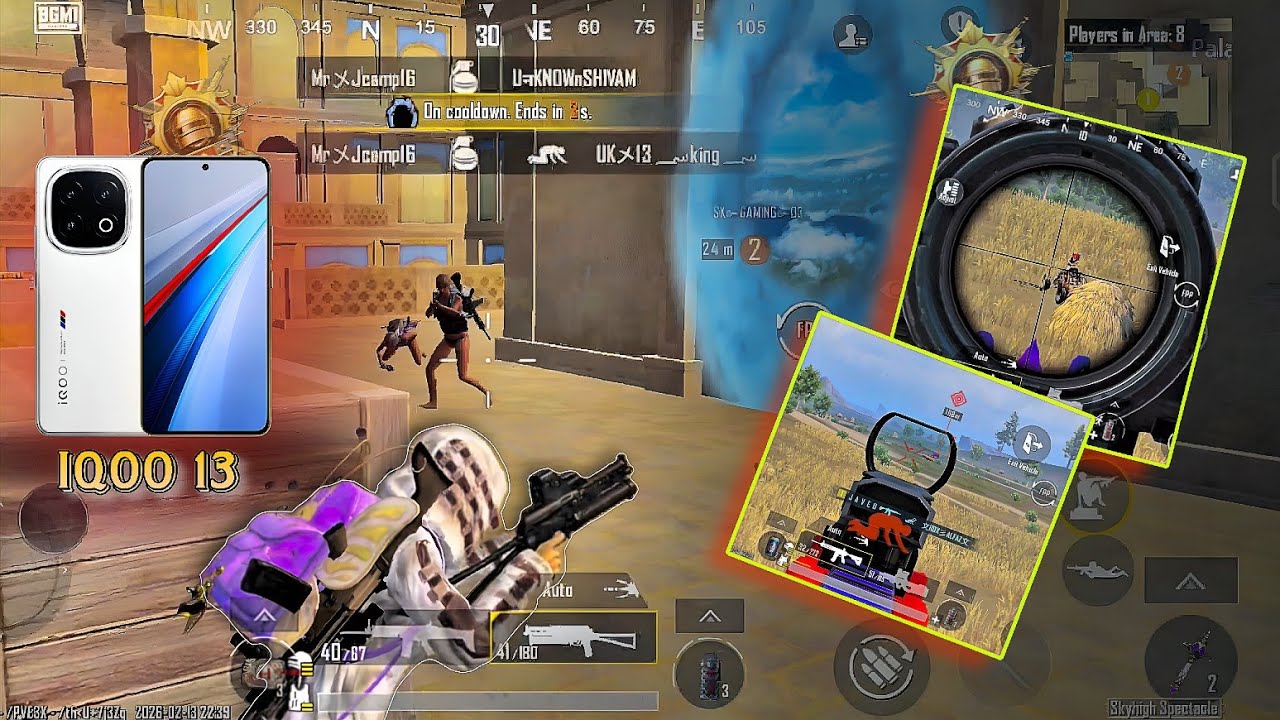 Duo conqueror lobby clips | iQOO 13💀 | xJAVED | #bgmi #montage #gaming 