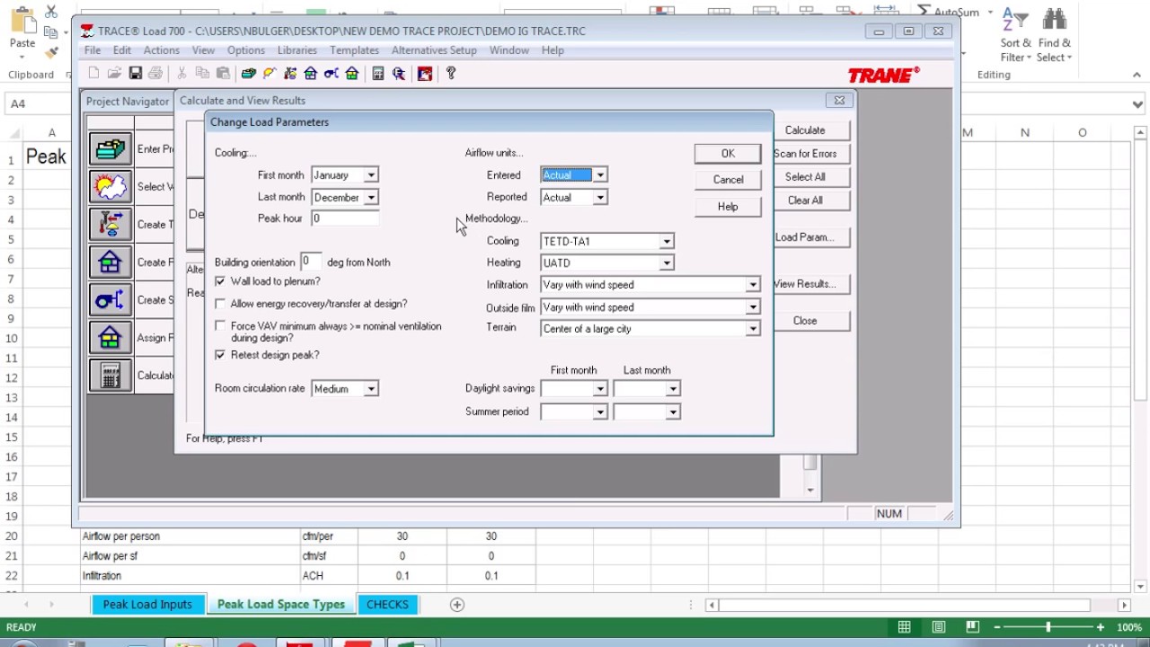 Trane Trace 700 - Basics - Run Time and Calculation Methods