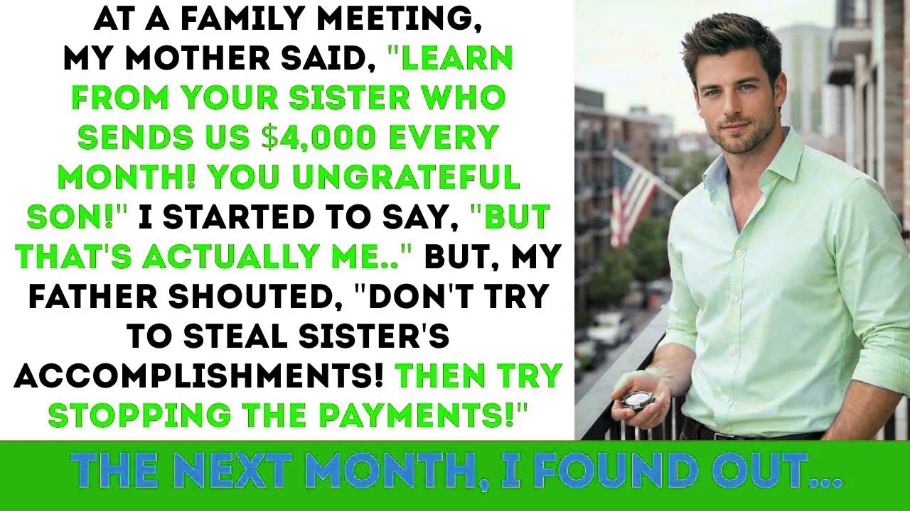 My Parents Always Blamed Me And Took My Sister’s Side, So I Decided To Stop The Monthly Payments...