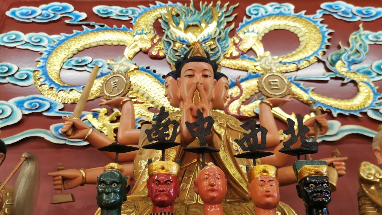 槟城老庙《斗母宫》二條路(九皇大帝)很庄严的老神像 记得订阅哦