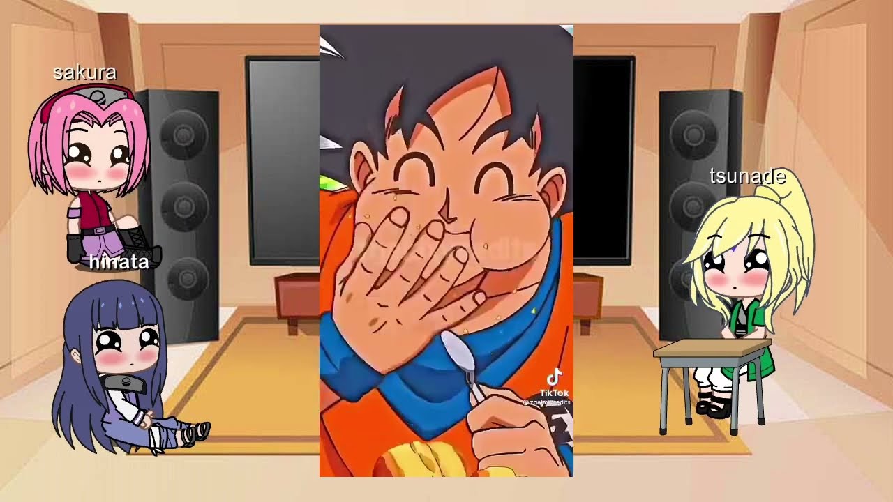 las chicas de goku reaccionan a goku (parte 2)