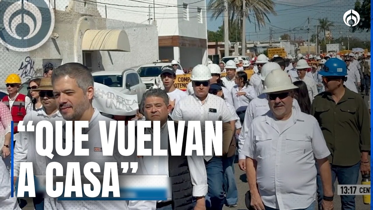 Mineros marchan en Hermosillo: dolor, rabia y un grito de justicia