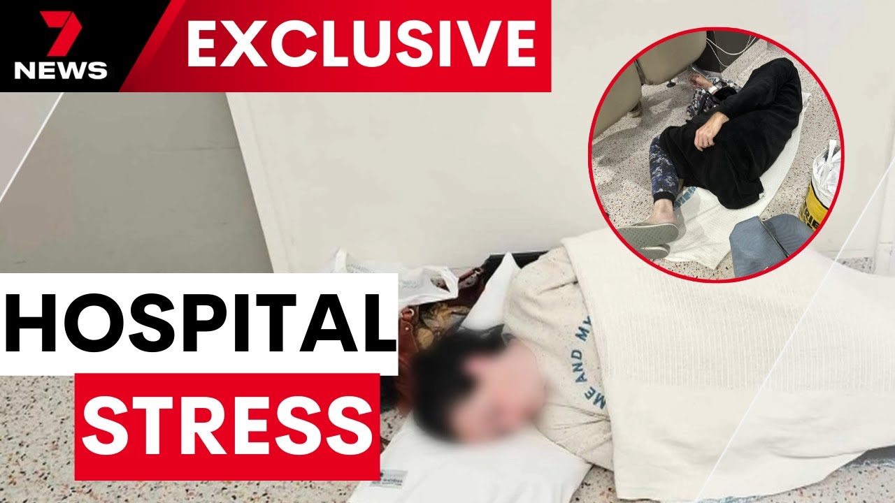 Sick patients left lying on floor of Blacktown Hospital’s emergency room | 7NEWS