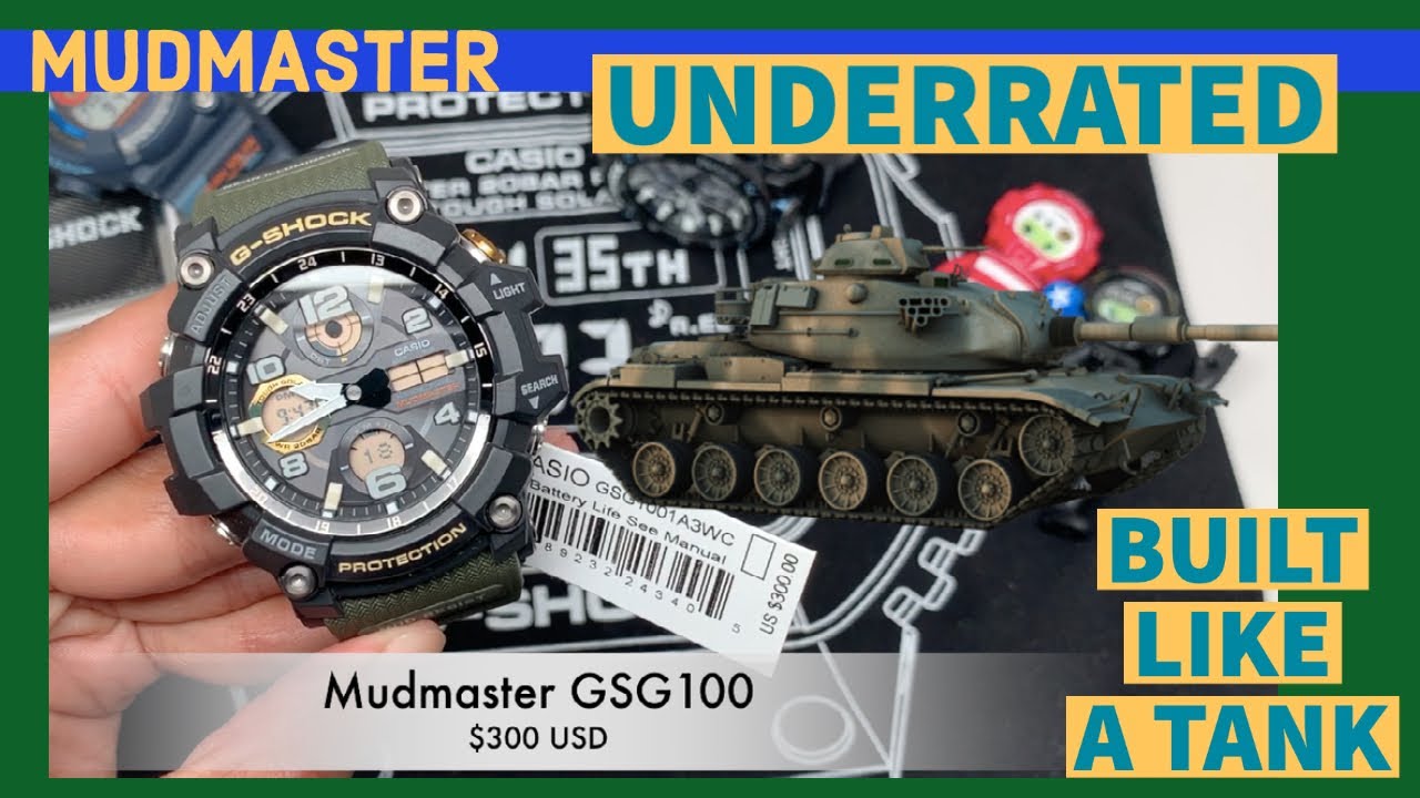 G-Shock GG100 Mudmaster &mdash; прочные, как танк &mdash; самые недооценённые часы G-Shock