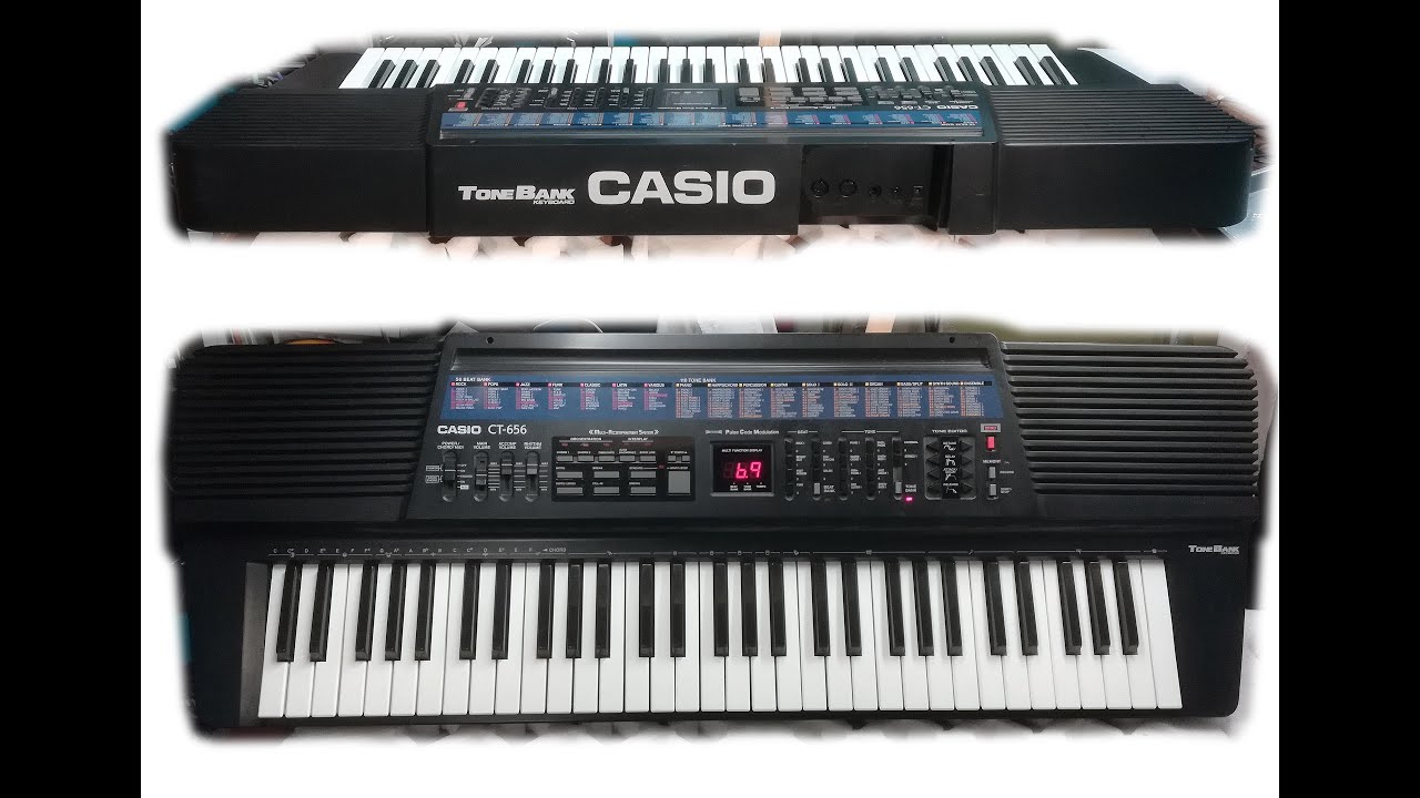 CASIO CT-656 (sound and styles demonstration)