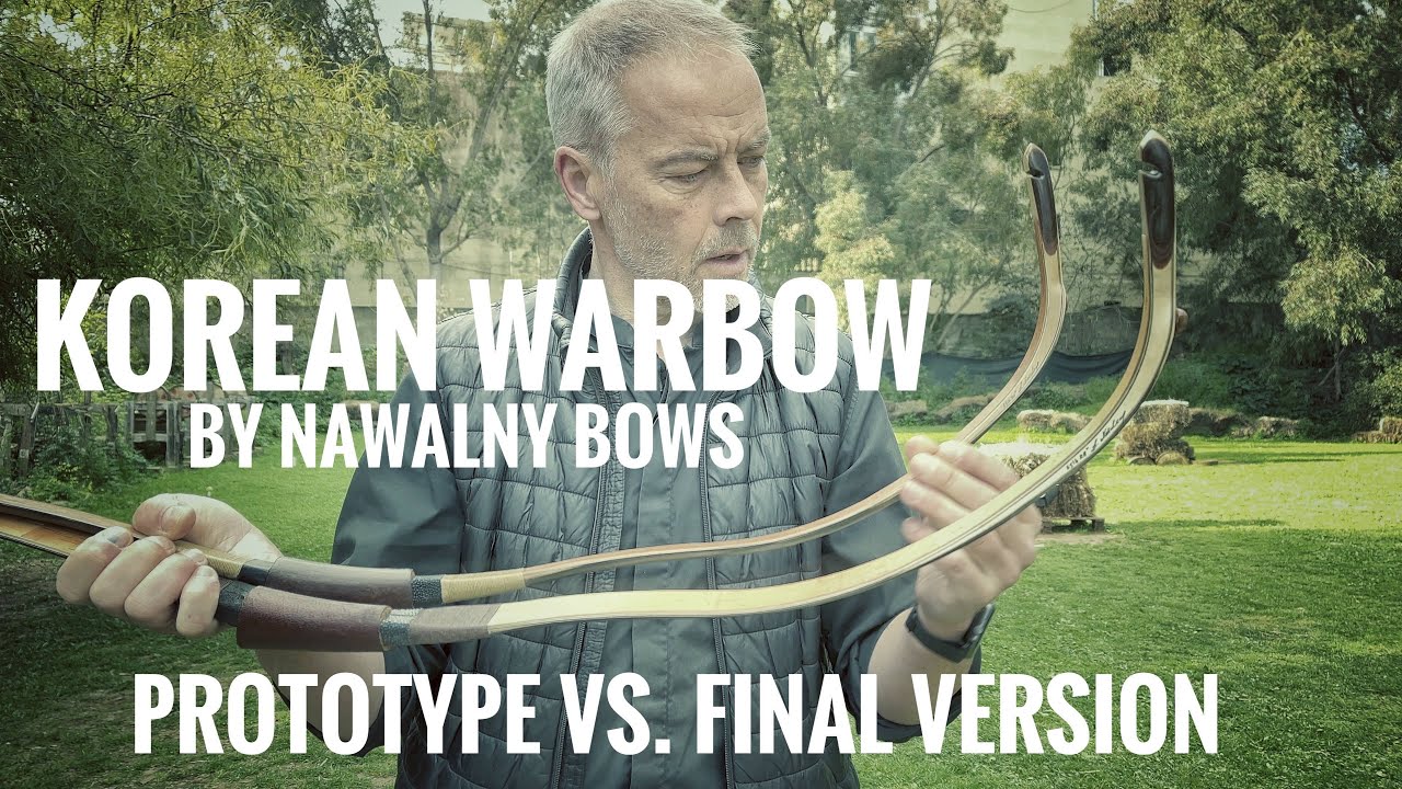 Корейский боевой лук от Nawalny Bows — сравнение прототипа и финальной версии