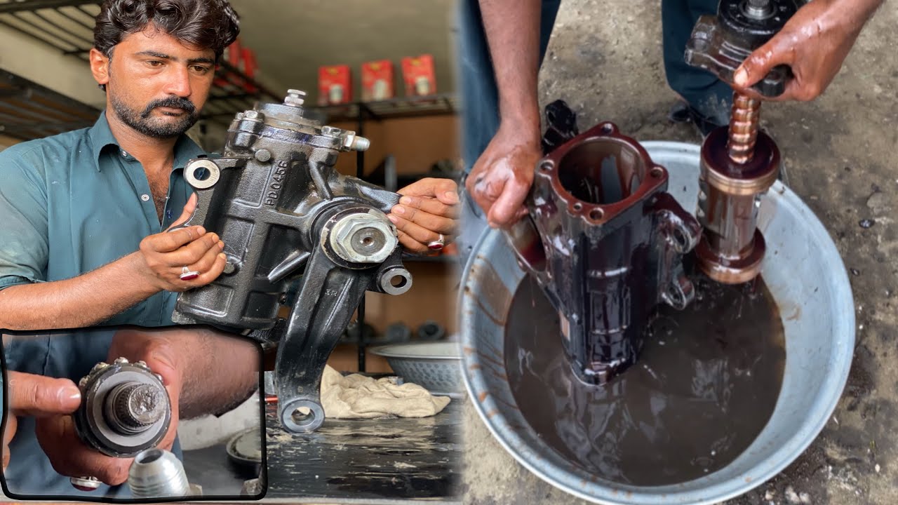 We Are Restoration Of Hino 1j Power steering Box[How To Restoration Of Steering Box]