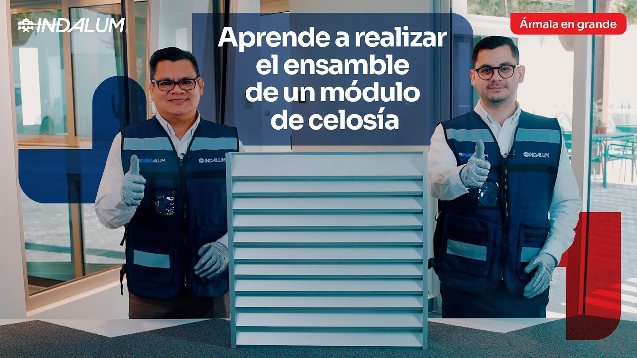 ¡Ármala en grande! Cómo realizar el ensamble de un módulo de celosía