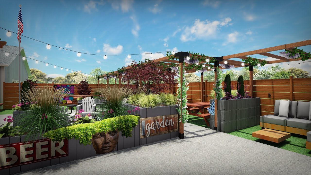 Enchanting Beer Garden