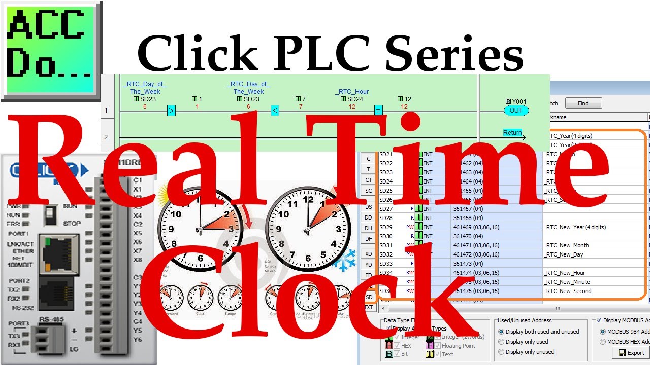 Control Your Click PLC by Time - Real-Time Clock Magic!