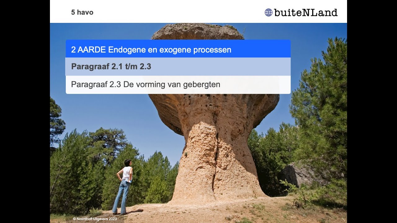 Hoofdstuk 2.3 Aardrijkskunde HAVO 5 FLEX: de vorming van gebergten