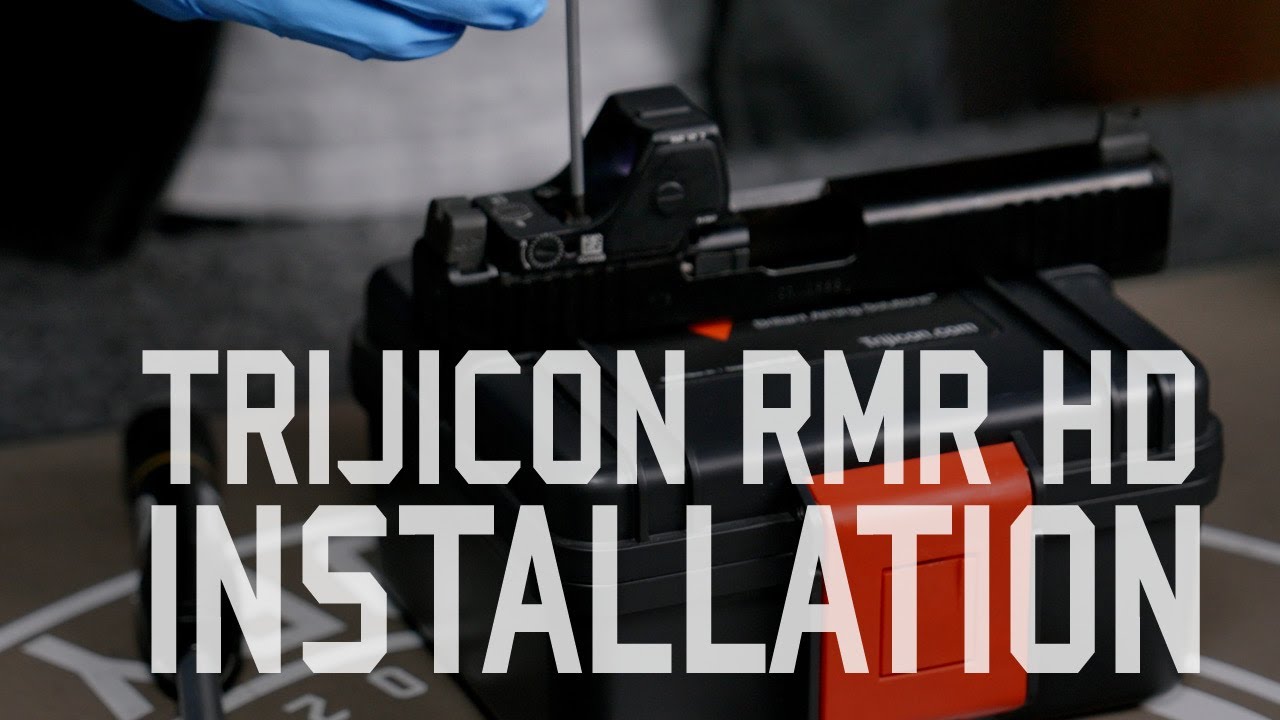 Red Dot auf Kurzwaffe - Trijicon RMR HD Installation