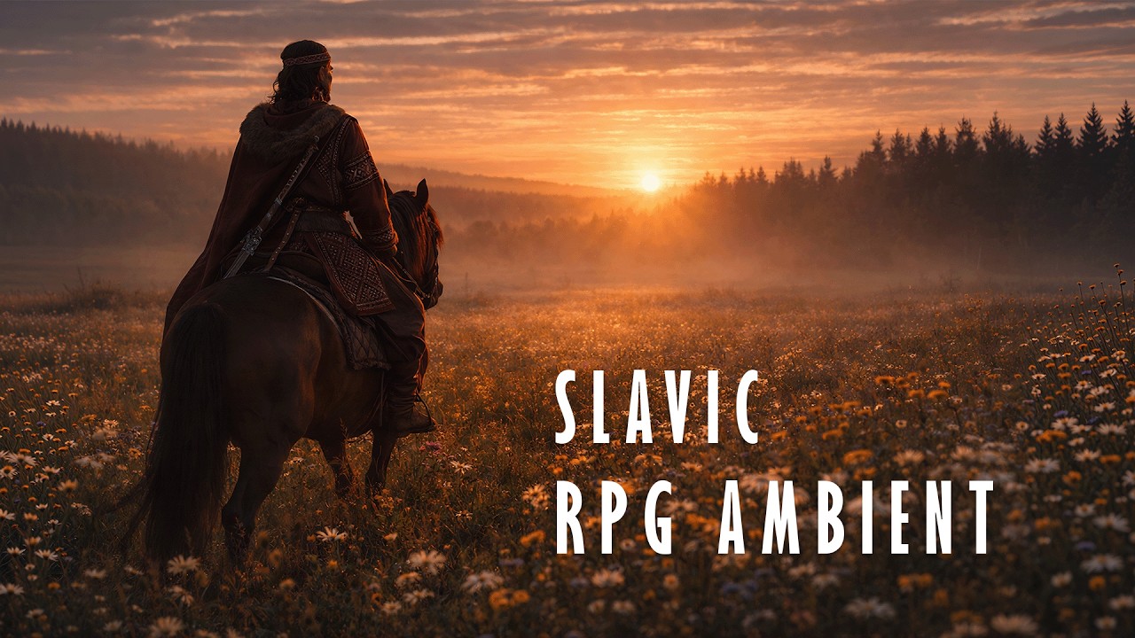 Epic Slavic Pagan Folk Music | Sunset Journey Through the Ancient Lands (RPG Fantasy Soundtrack)