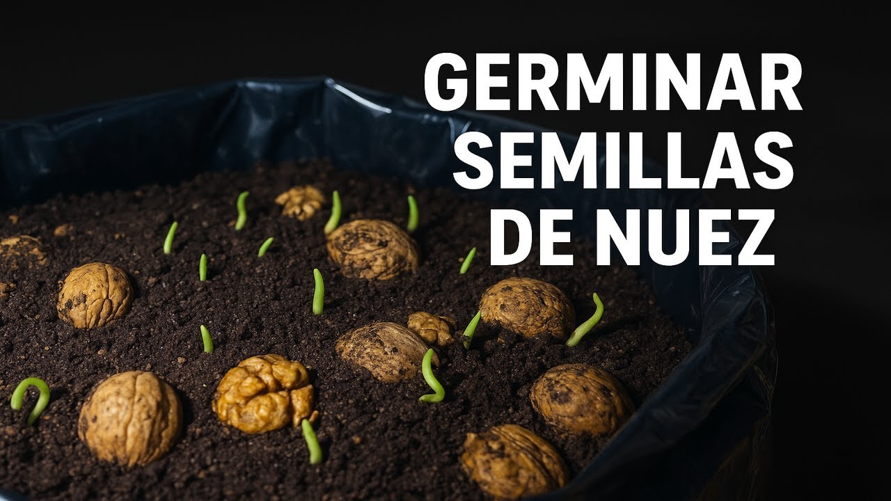 Como Germinar semillas de nuez METODO BOLSA Y FUNGICIDA