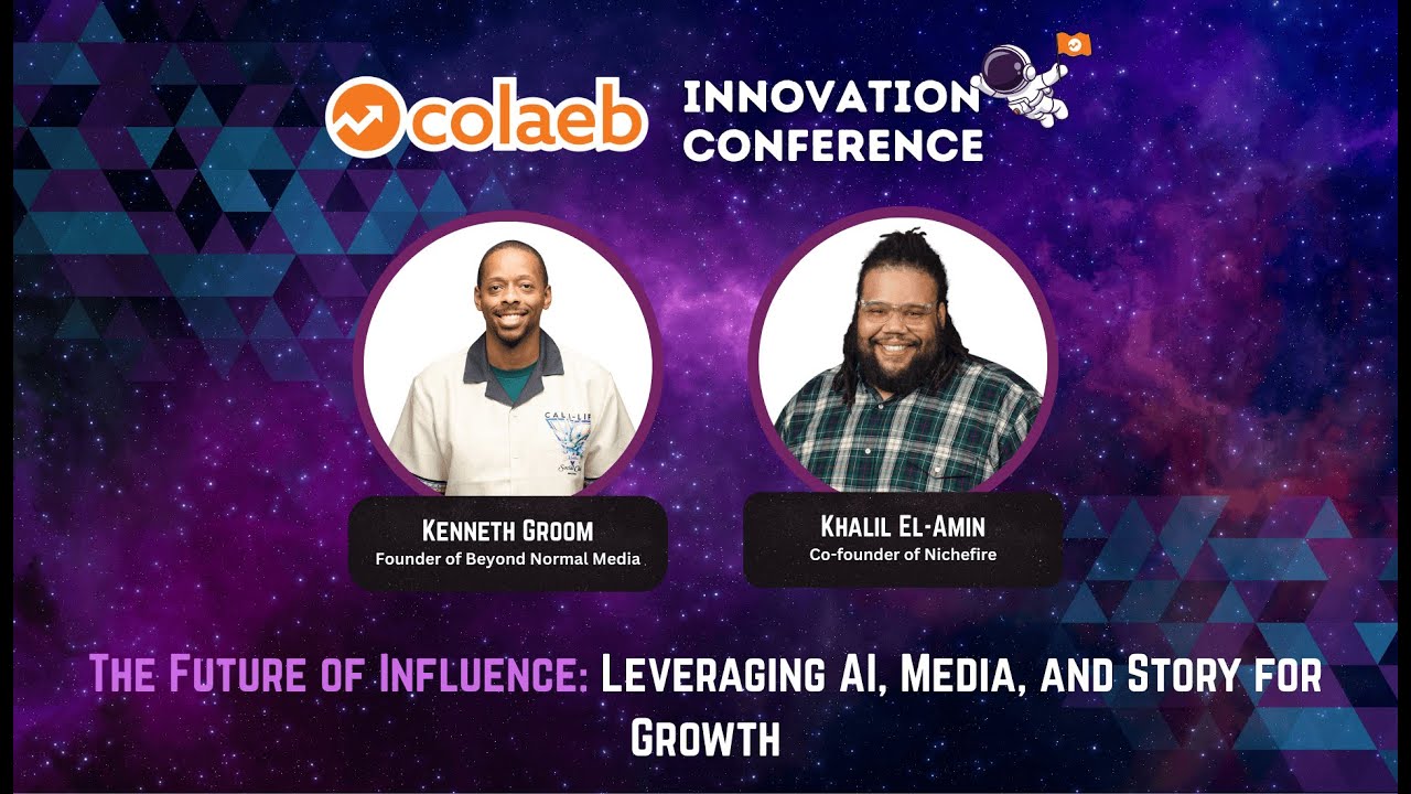 Khalil El-Amin and Kenneth Groom discuss the future of influence on AI, Media, and Storytelling