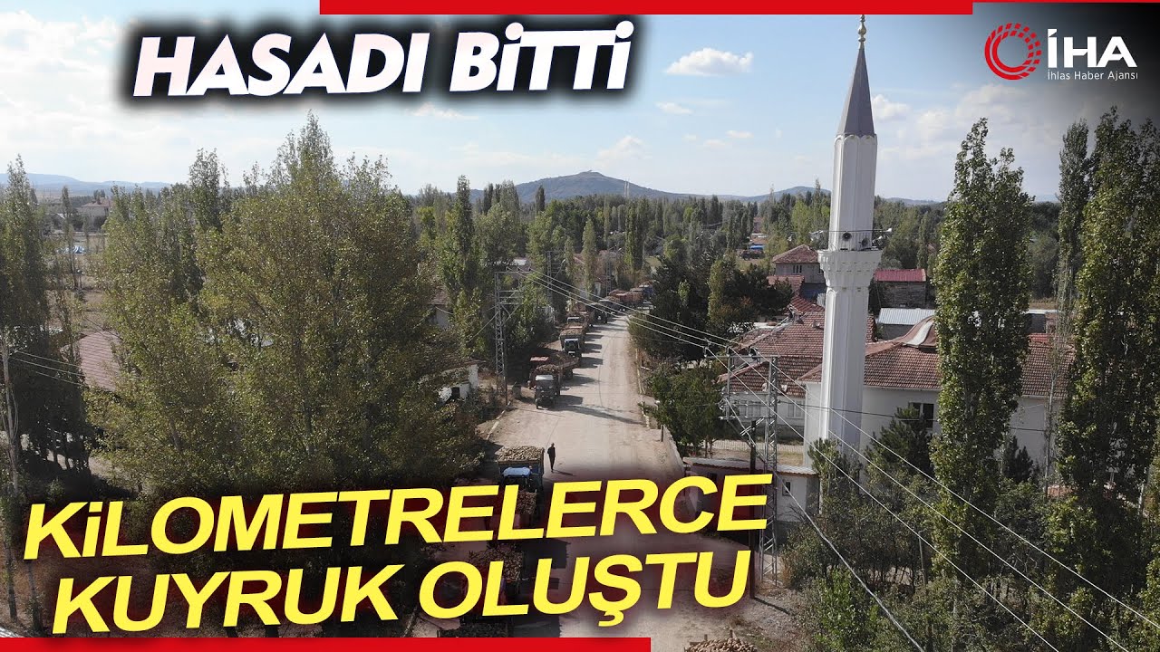 Tokat'ta Hasadı Bitti Kilometrelerce Kuyruk Oluştu