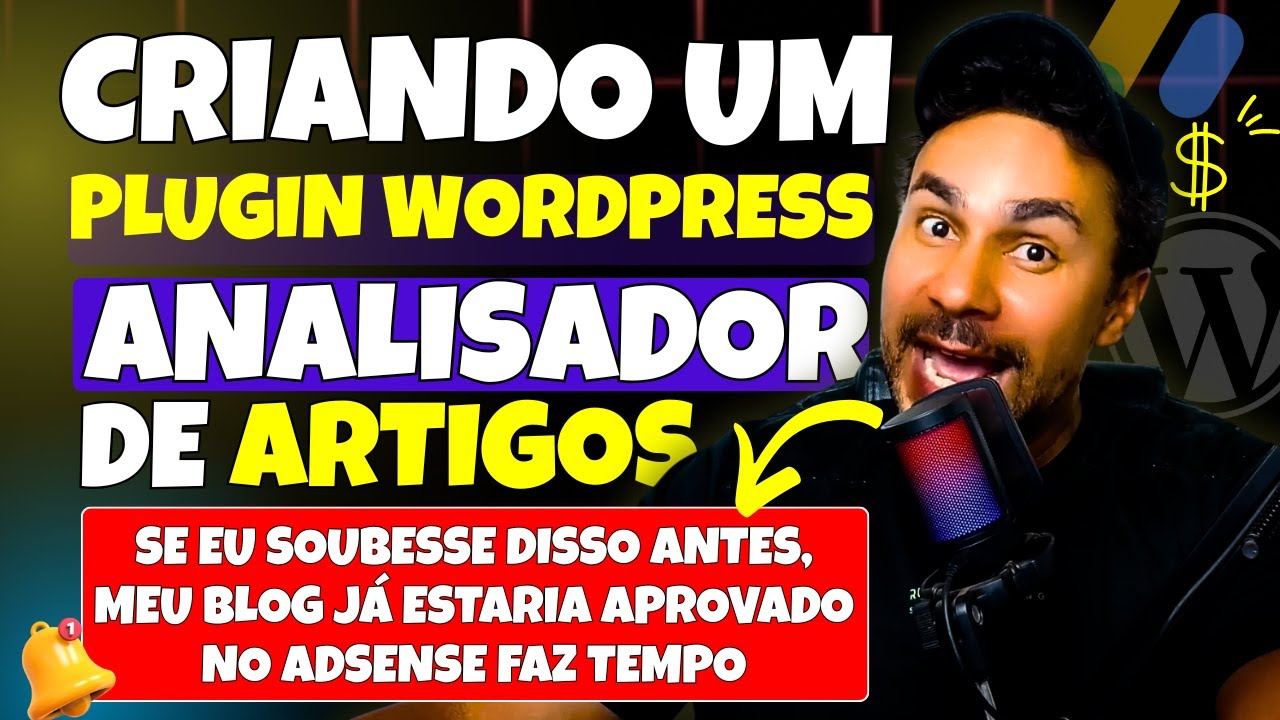 Como Criar um PLUGIN WORDPRESS com IA para Ganhar TRÁFEGO ORGÂNICO e DÓLAR no ADSENSE