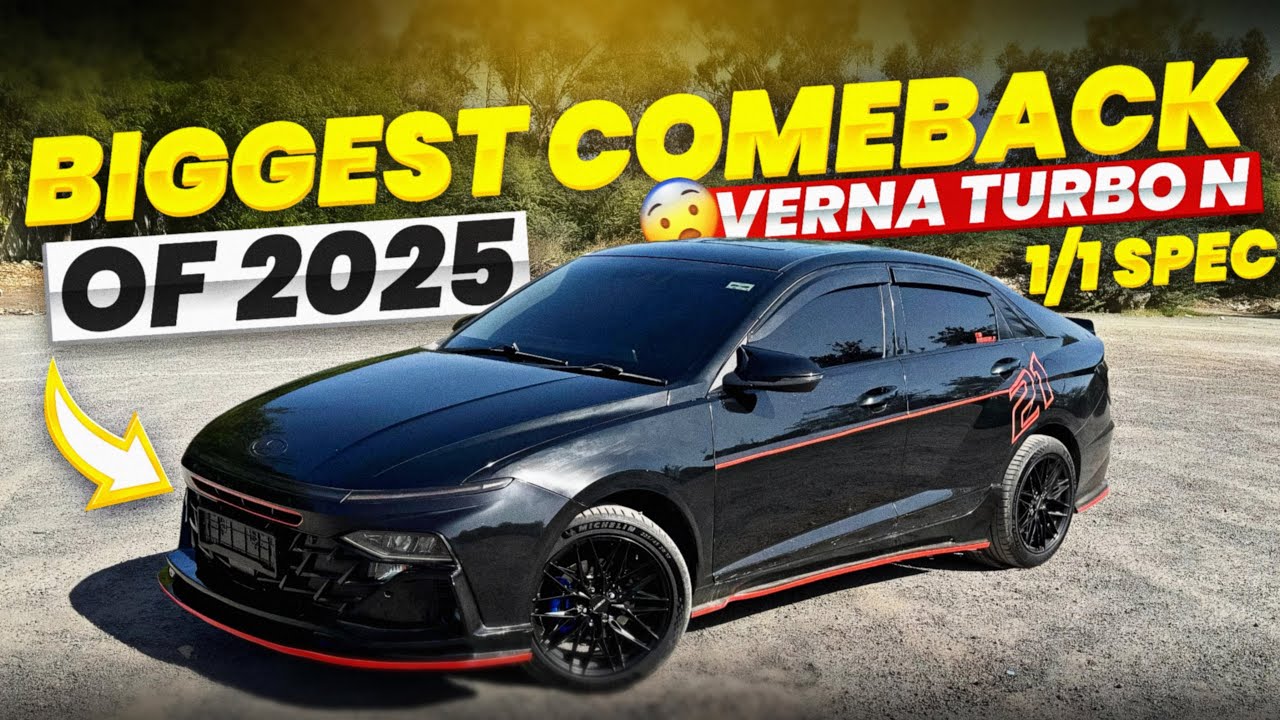 Building India's 1st Verna Turbo N 2025 [Tastefully Modified] 😇🧿
