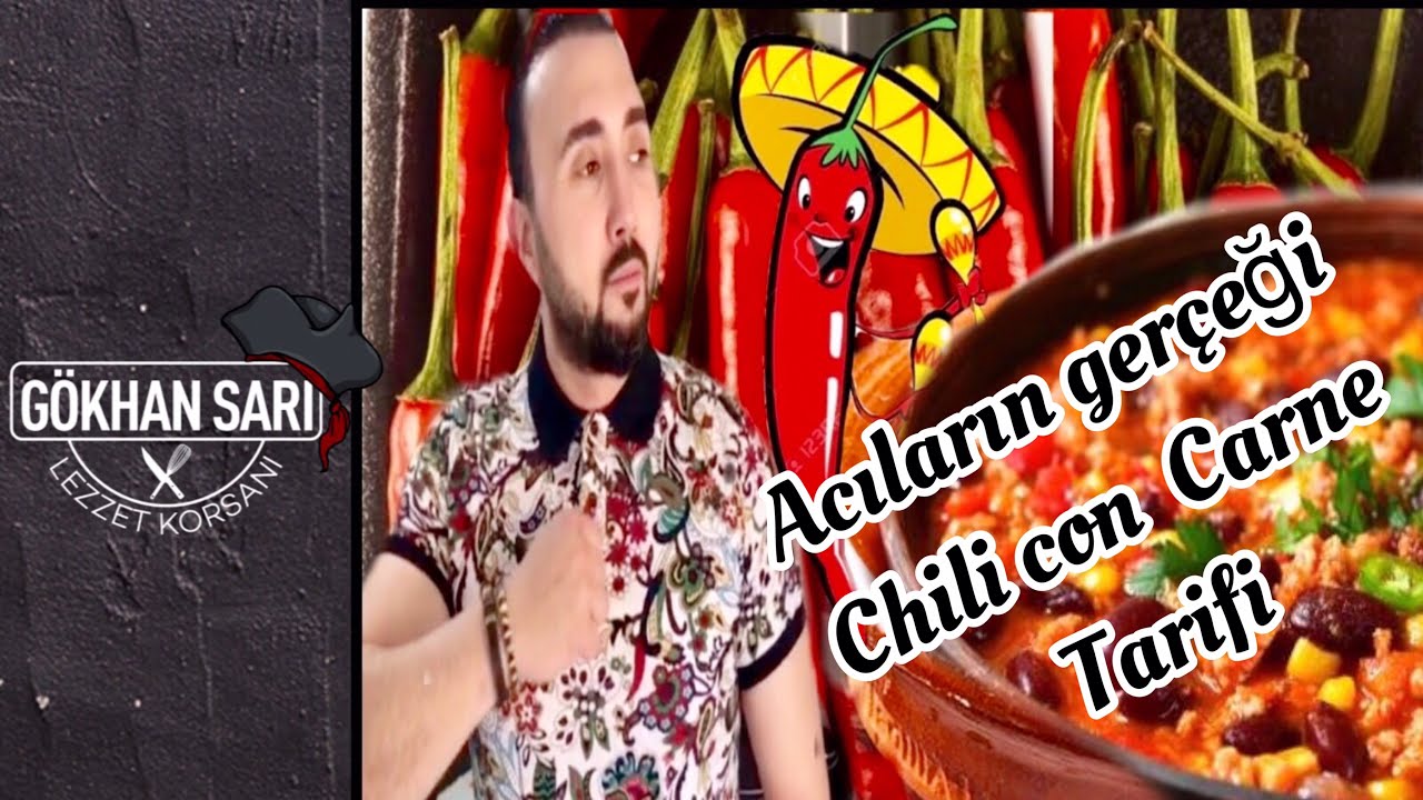 CHİLİ CON CARNE TARİFİ/ACI GERÇEKLERİN YEMEĞİ!!.