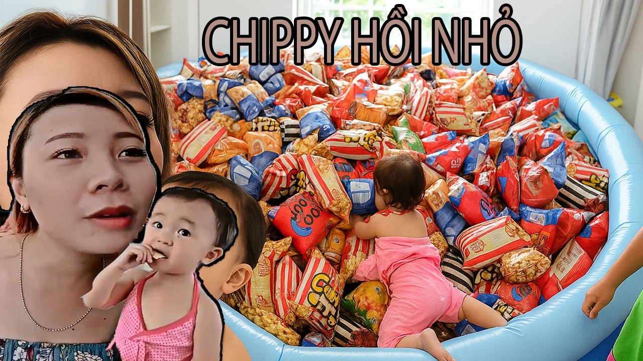 Chippy Chippy mua cả HỒ BƠI BÁNH và cái kết BẤT NGỜ -Bé Chippy Siêu Quậy Cùng gia đình | ,CP