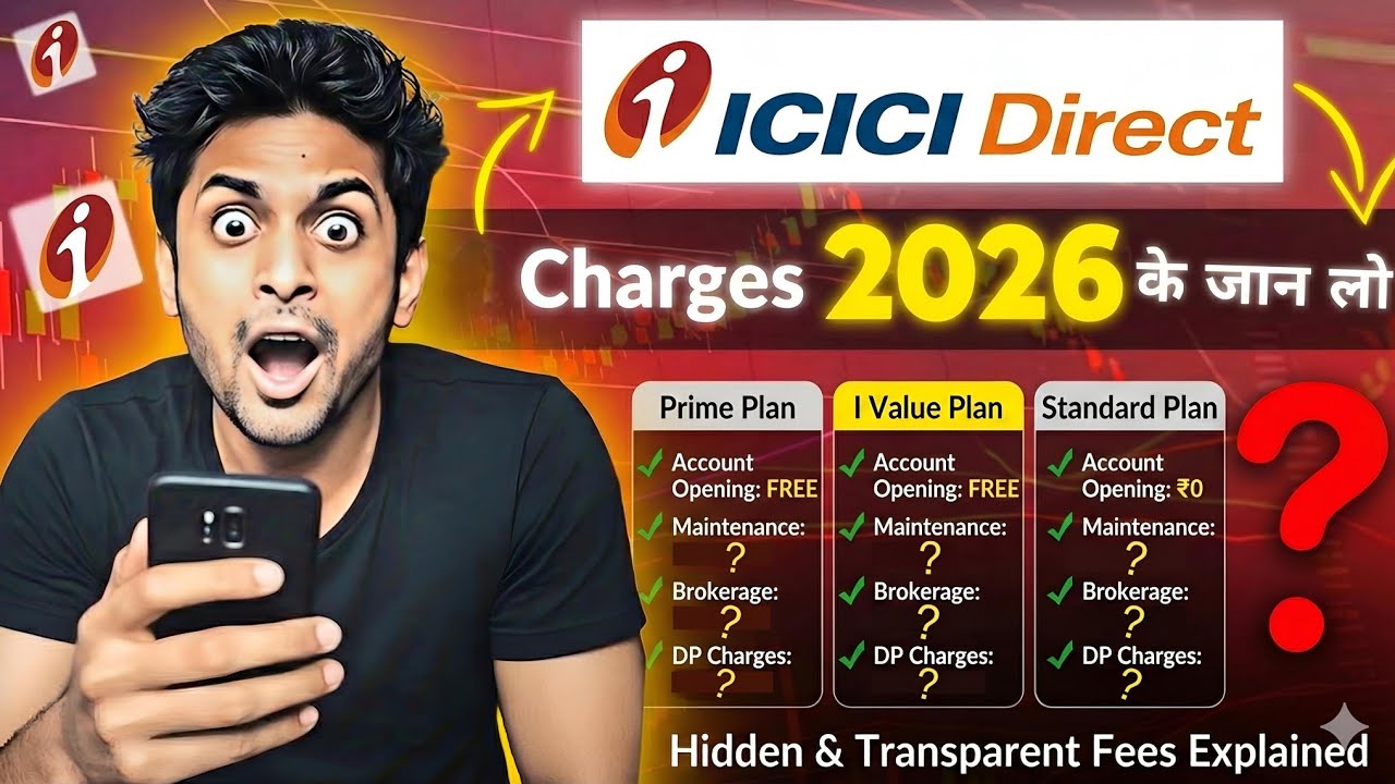 ICICI Direct के 3 Plans का पूरा सच: Prime vs I-Value vs Money Saver Brokerage Charges 2026.