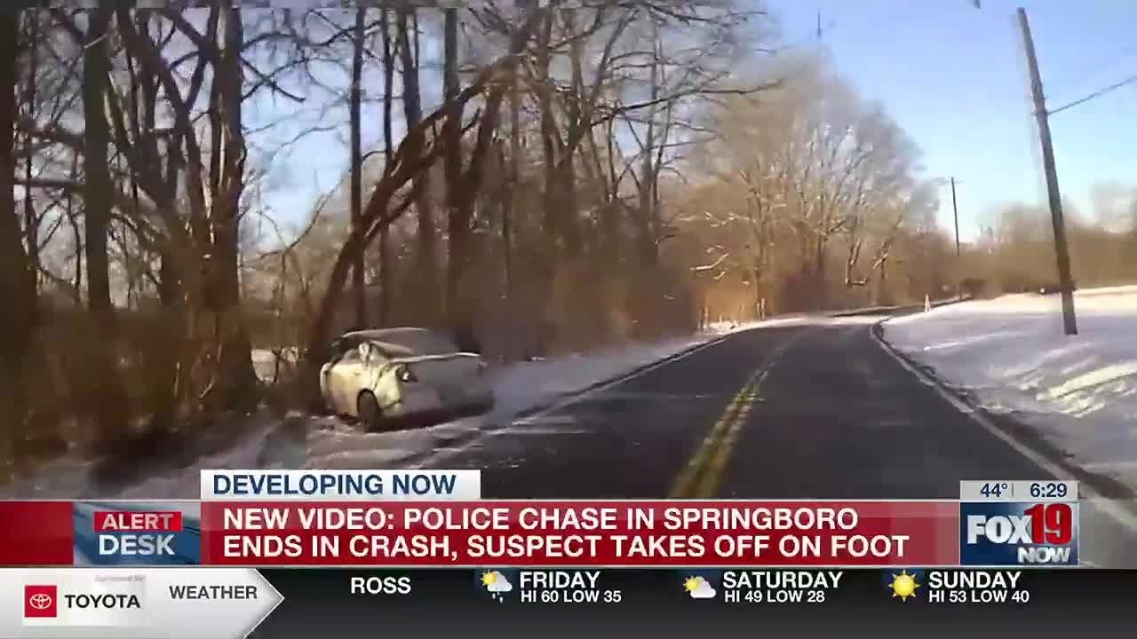 Suspect in Springboro police indicted on multiple charges