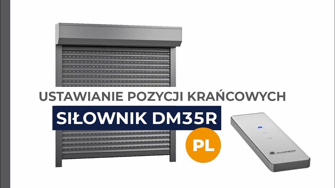 Ustawianie pozycji krancowych w siłowniku DM35R