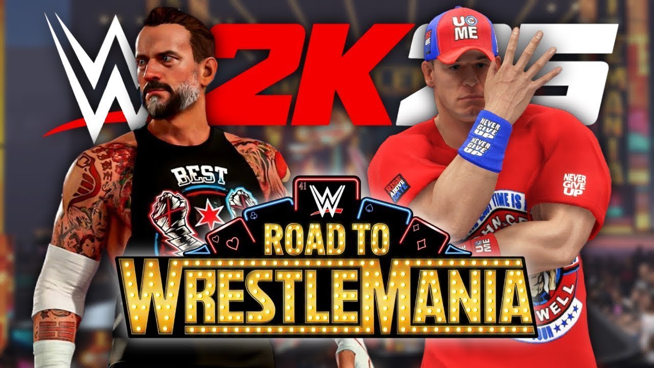 WWE 2K25 Road to WrestleMania CM Punk Full Playthrough (Concept)