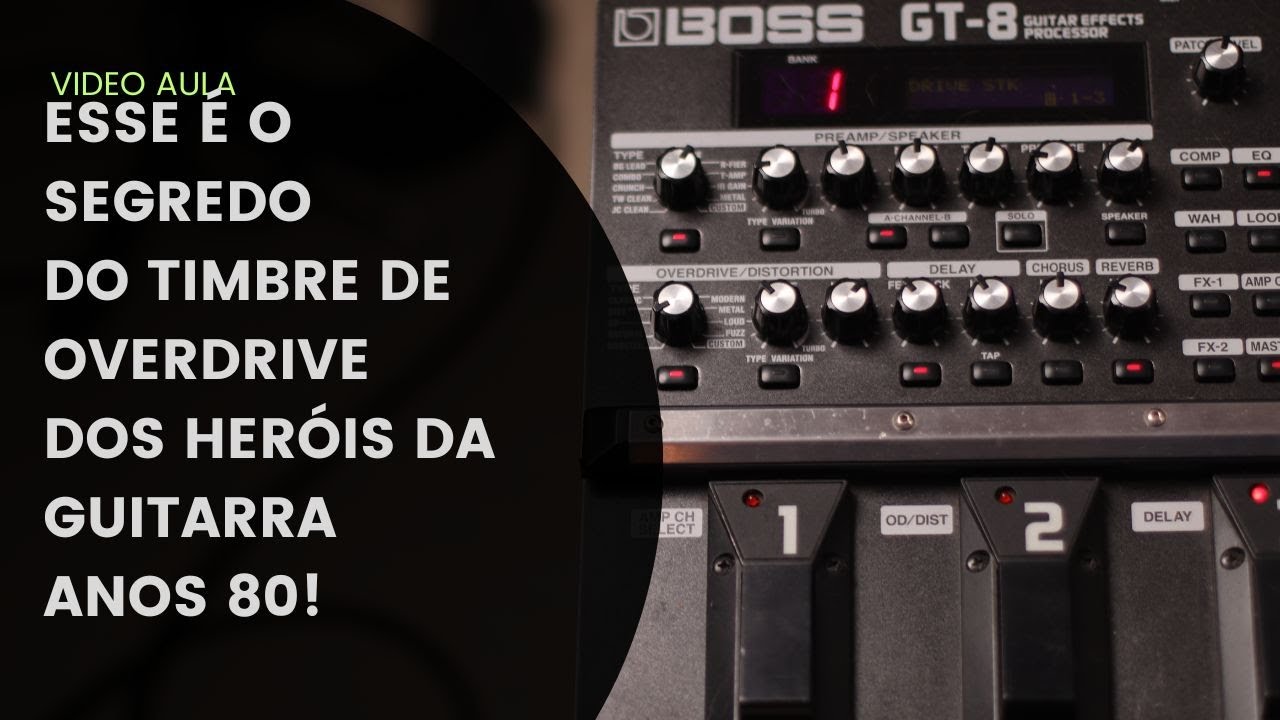 ESSE É O SEGREDO DO SEU TIMBRE DE OVERDRIVE ANOS 80! ISSO MUDA TUDO!