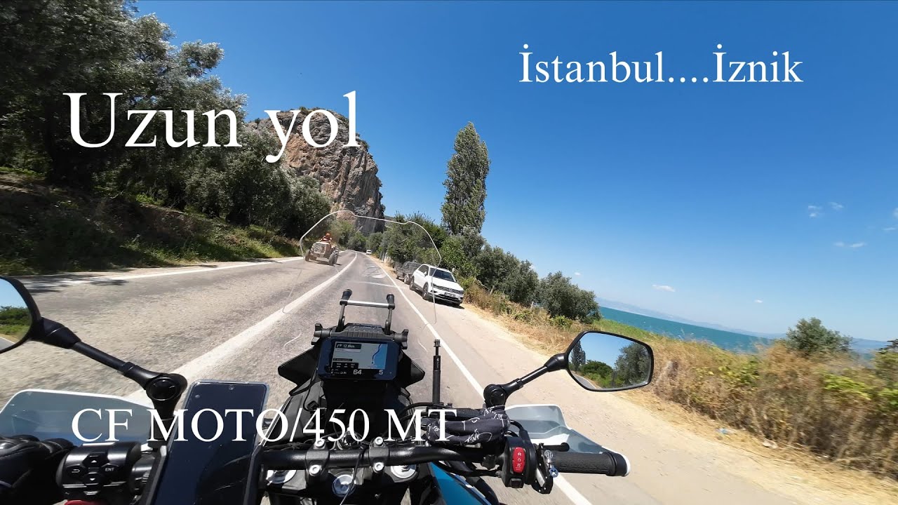 CF MOTO 450 MT UZUN TUR/ İstanbul İznik arası uzun yol. Hız sabitleyici /Navigasyon/ Motoplay