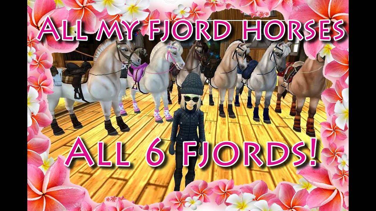 All my Fjord horses in Star Stable (All 6 of them)